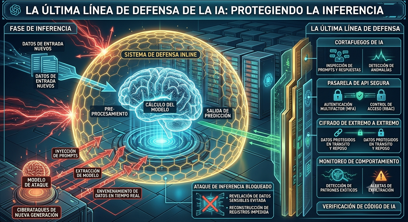 La última línea de defensa de la inteligencia artificial: cómo proteger la fase de inferencia frente a nuevos ciberataques
